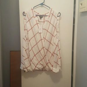 Tank top criss cross blouse